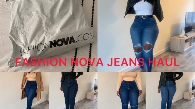 'FASHION NOVA JEANS TRY-ON HAUL/SOUTH AFRICA/CUSTOMS/SIZE 15/ Curvy Babe'