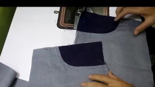 'Jeans pocket stitching'