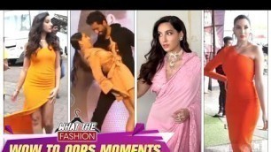 'Nora Fatehi | Wow To Oops Moments In Public | What The Fashion'