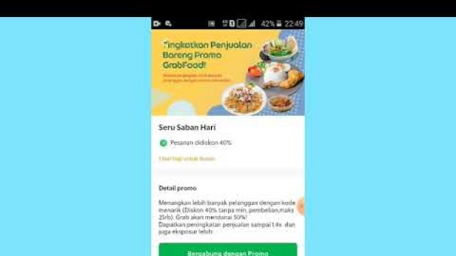 'cara ikutan promo grabfood merchant   DISKON 45% PRM ID CHANNEL'