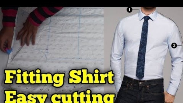 'Fitting shirt katne ka aasan tareeka, fitting shirt full cutting, AJ fashion'