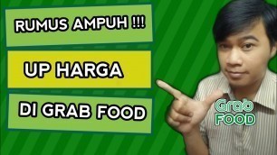 'Cara Pasang Harga di Grabfood || Rumus Up Harga di Grabfood'