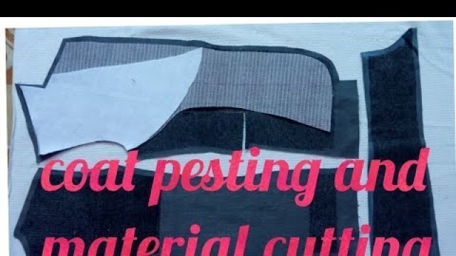 'coat pesting and material cutting'