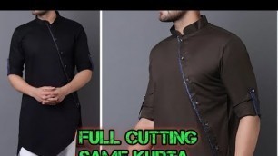 'Designer kurta full cutting for man, Aj faishon, man kurta cutting,'