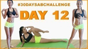 'DAY 12 | 500 Reps |#30daysabchallenge | Indian Female Fitness | Yogasini'