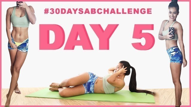 'DAY 5 | Abs-Obliques |#30daysabchallenge | Indian Female Fitness | Yogasini'