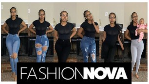 'Fashion Nova Jeans Try On Haul | Size 5 & 7 | BADDIE ON A BUDGET'