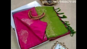 'Kanchi mercerised silk cotton sare posted by [AJ Fashion Hub]'