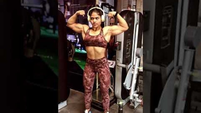 'Indian female bodybuilder shivani 