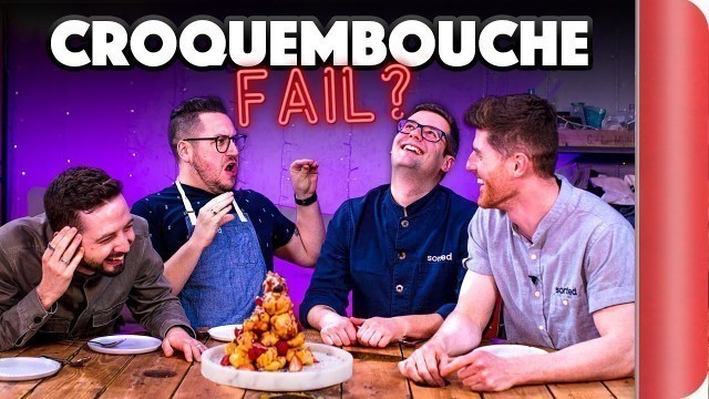 'CROQUEMBOUCHE (Profiterole Tower) Recipe Relay Challenge!! | Pass It On S2 E8'