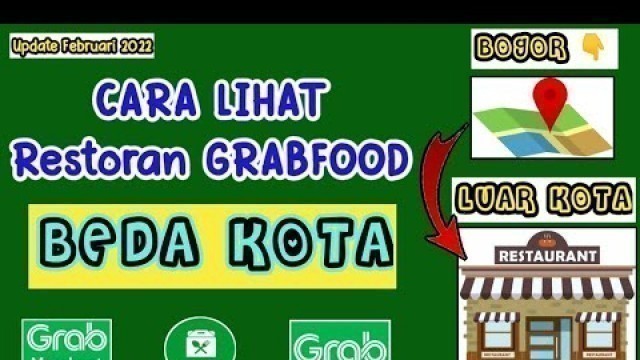 'Cara Melihat Restoran Kita di GRABFOOD Beda Kota || Tutorial GRABFOOD Penjual'