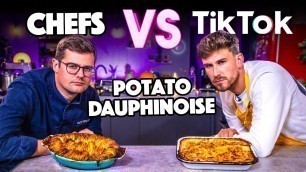 'CHEFS vs TIKTOK - How to Make the BEST Dauphinoise Potatoes?? | Sorted Food'