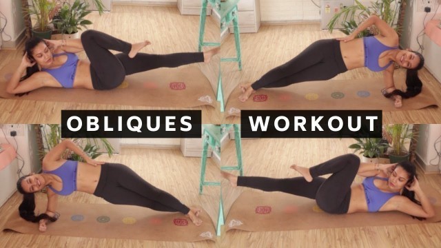 'OBLIQUES WORKOUT | INDIAN FEMALE FITNESS | YOGASINI'