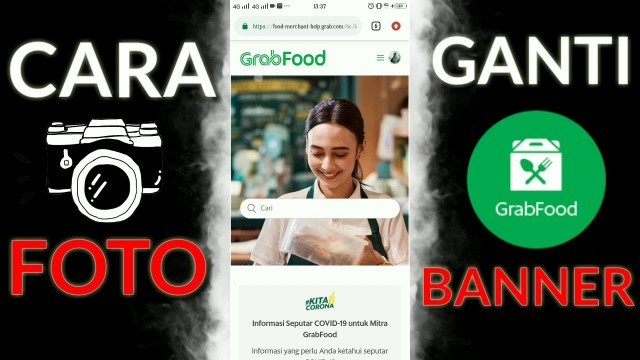 'Teryata Gampang Banget !!! Cara Merubah dan Mengganti Foto Banner Di Grabfood Merchant, TERBARU !!!'