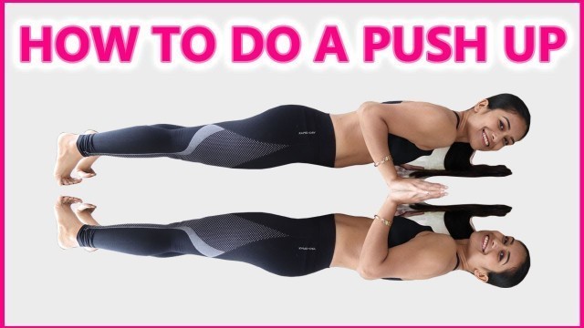 'HOW TO DO A PUSH UP | Subscriber Request | Indian Female Fitness | Yogasini'