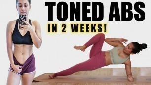 'Toned Abs in 2 weeks | At Home Workout | Indian Female Fitness | Yogasini'