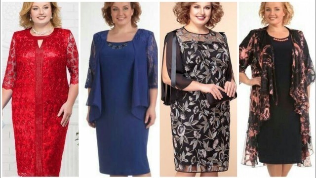 'Super 45 Gorgeous & Fashionable Plus size Mothers French Lace Formal Sheath Cocktail Dresses video'