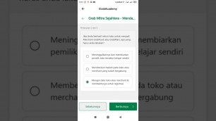 'Kunci Jawaban Grab Academy Grab Mitra Sejahtera-Mendaftarkan Merchant Bisa Mendapatkan Cuan'