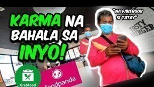 'FAKEBOOK NA NGA, PINABALIK PA NI FOODPANDA SA MERCHANT | buhay GrabFood rider'