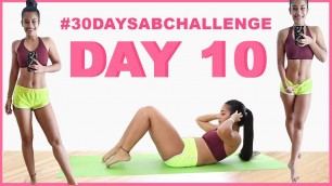 'DAY 10 | 10 Mins Ab Routine |#30daysabchallenge | Indian Female Fitness | Yogasini'