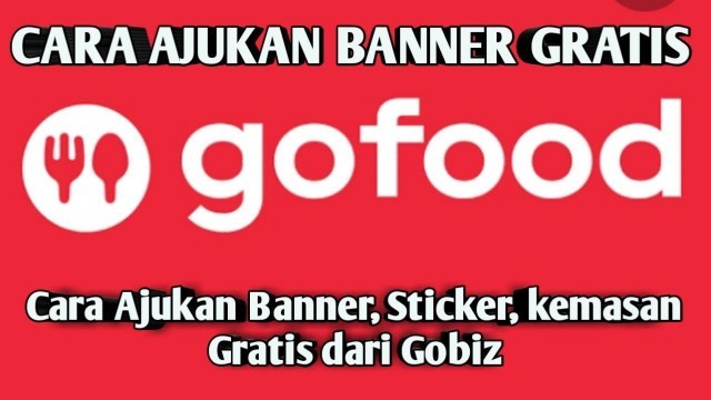 'Banner Gratis Dari Gofood Merchant / Gobiz'