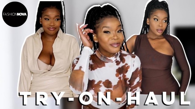 'RAW & HONEST FASHION NOVA TRY ON HAUL!!| Sets, dresses, jeans & more!'