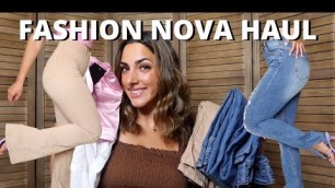 'fashion nova haul, try on & review | JEAN SIZING & more!'