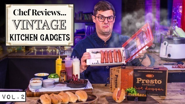 'A Chef Reviews VINTAGE Kitchen Gadgets from History Vol.2 | Sorted Food'