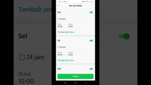 'atur jam oprasional di grabfood merchant'