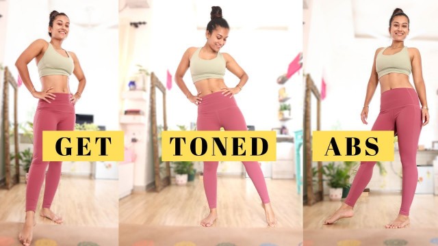 'GET TONED ABS | INDIAN FEMALE FITNESS | YOGASINI'