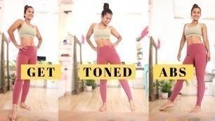 'GET TONED ABS | INDIAN FEMALE FITNESS | YOGASINI'