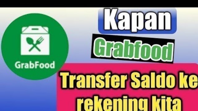 'CARA CEK SALDO GRABFOOD transfer ke rekening kita|Saldo grabemerchant'