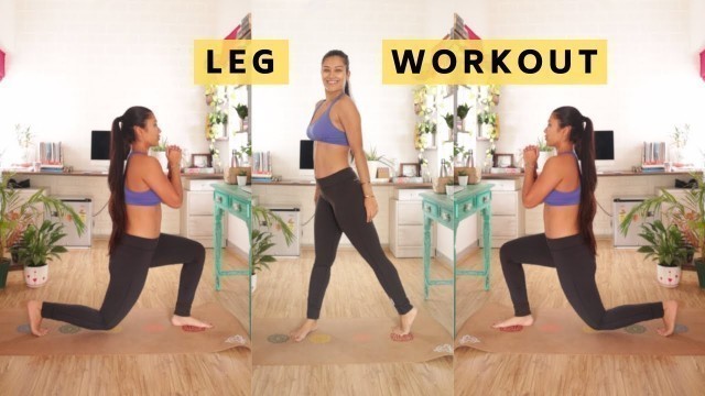 'LEG WORKOUT | INDIAN FEMALE FITNESS | YOGASINI'