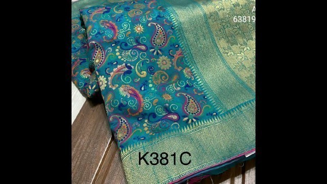 'Designer Kashmir pashmina thread weaving sare by [ AJ Fashion Hub]'