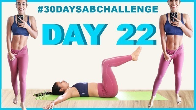 'DAY 22 | Jumprope-Abs |#30daysabchallenge | Indian Female Fitness | Yogasini'