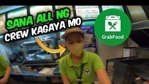 'GRABE ANG CREW SA MERCHANT NA TO | buhay grab rider | buhay grabfood rider'