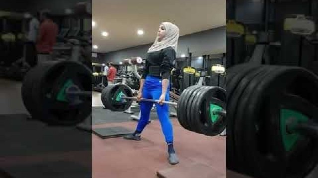 'Athlete Mijiziya Bhanu Performing Deadlift | Indian Female Fitness Motivation 2021 #shorts #fitness'