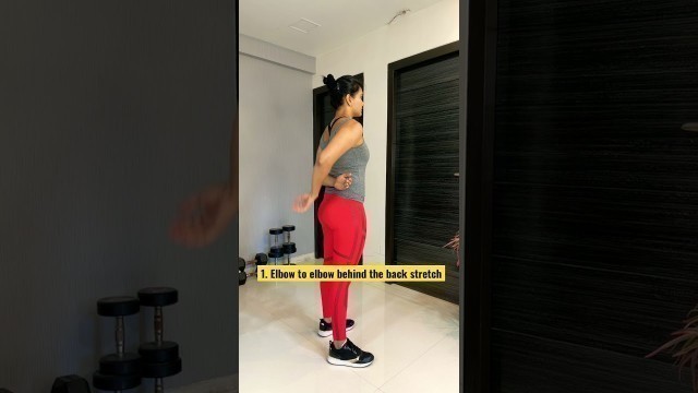 'Chest Opener for Sore Muscles| Weight loss | Indian Female Fitness | #Shorts #RichFitFam #WeightLoss'