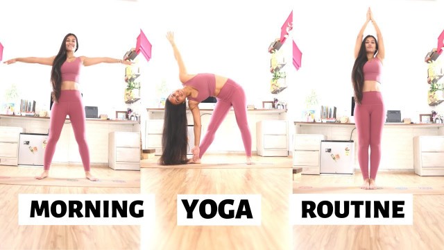 'MORNING YOGA ROUTINE | INDIAN FEMALE FITNESS | YOGASINI'