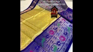 'Pure Tissue Kanchi Kuppadam Silk Sarees by [AJ Fashion Hub]'