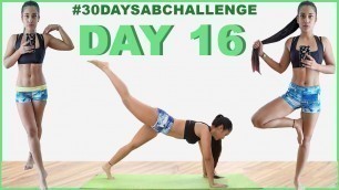 'DAY 16 | Cardio-Abs & Glutes |#30daysabchallenge | Indian Female Fitness | Yogasini'