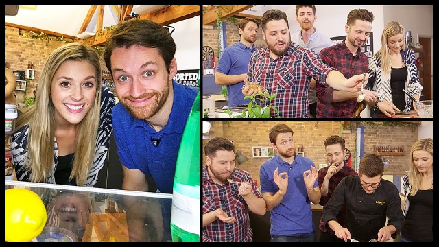 'SPENCER VS ALEX COOKING CHALLENGE WITH SORTEDFOOD!'