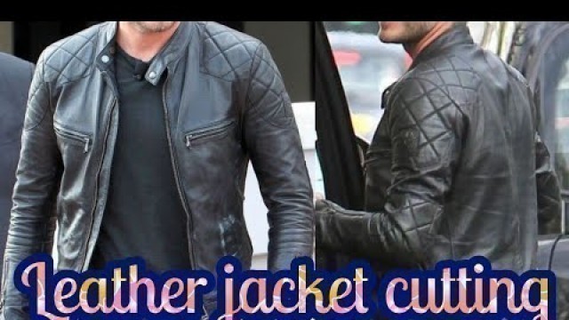 'Leather jacket cutting with formula'