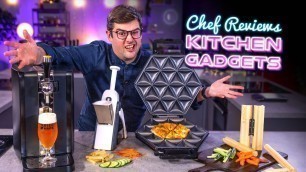 'Chef Reviews Kitchen Gadgets | WHICH ARE WORTH BUYING? | S2 E6 Sorted Food'