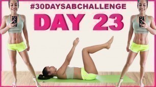 'DAY 23 | 10 Min Ab Routine |#30daysabchallenge | Indian Female Fitness | Yogasini'