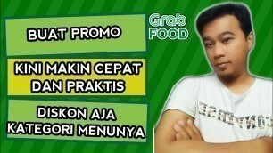 'Cara Promo Grabfood Merchant || Lebih Cepat dan Praktis - Diskon Kategori'