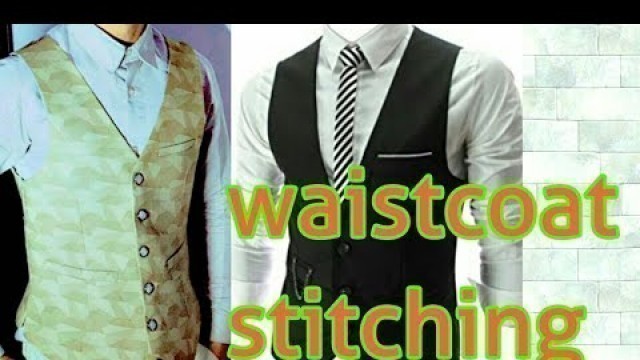 'v shape waistcoat stitching'