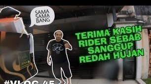 'GRAB FOOD | RIDER MEMANG KALIS AIR KE ? 