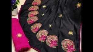 'Sana silk Embroidery sare collections by [AJ Fashion Hub]'