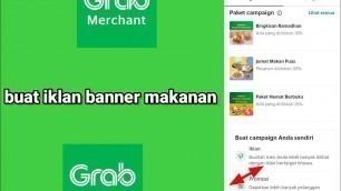 'tips!! cara meningkatkan orderan grabfood dengan membuat iklan banner makanan | grabfood'